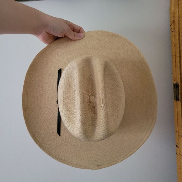 Larry Mahan's Collection Straw Cowboy Hat - Picture 5 of 10
